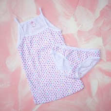 Набор (майка, трусы) Melani д/д 2621 р 134-140 горох