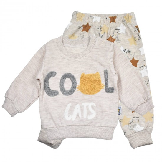 Комплект Cool Cats (кофта, штаны) 377 бежевый
