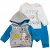 Комлект (бомберка, реглан, штаны) BABY,HI MY BABY 503 утепленный флисом голубой