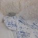 Комбинезон теплый с паровозиком 5566 бело-голубой