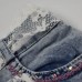 Шорты джинсовые 2110 с белым поясом Шорты джинсовые 2110 с белым поясом