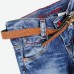 Джинсы ARMANI JEANS 50 синие с ремнём и стразами Джинсы ARMANI JEANS 50 синие с ремнём и стразами