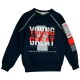 Кофта спортивная Young 38528 на флисе черная