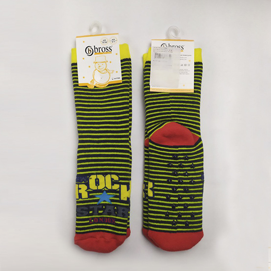 Носки BROSS 13645 теплые желтые