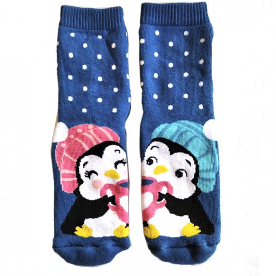 Носки BROSS 15049 теплые синие