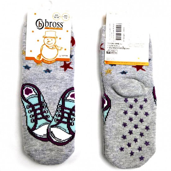Носки BROSS 18283 теплые серые