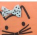 Лосины с котиками 716 персиковые