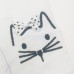 Лосины с котиками 716 белые