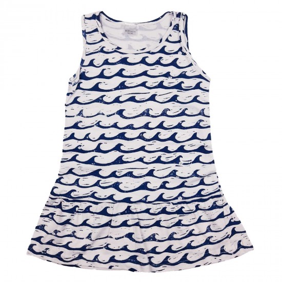 Сарафан YCC трикотаж 16798 волны