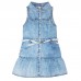 Платье джинсовое с поясом SANI JEANS 8207