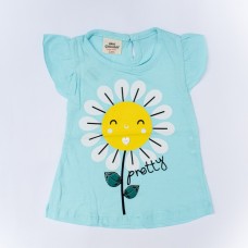 Футболка Mini Citlenbir 7151 голубая Футболка Mini Citlenbir 7151 голубая